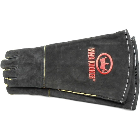 King Kooker Cooking Gloves, Pair, Leather, 16" long 2015GB
